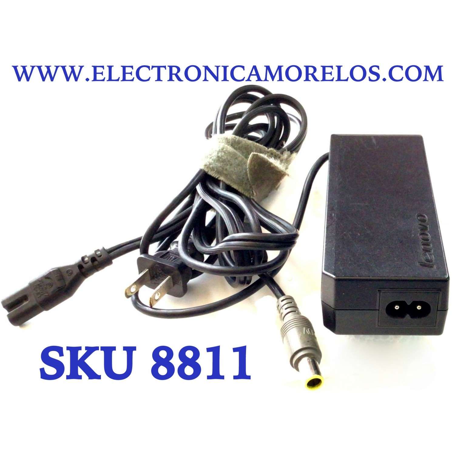 CARGADOR / ADAPTADOR DE FUENTE DE ALIMENTACION LENOVO / NUMERO DE PARTE 92P1109 / PA-1900-171 / 93P5026 / ENTRADA VCA 100-240V~2.4A(2,4A) / 50-60HZ / 90W / 20V / SALIDA VCD 20V⎓4.5A(4,5A) - Imagen 1